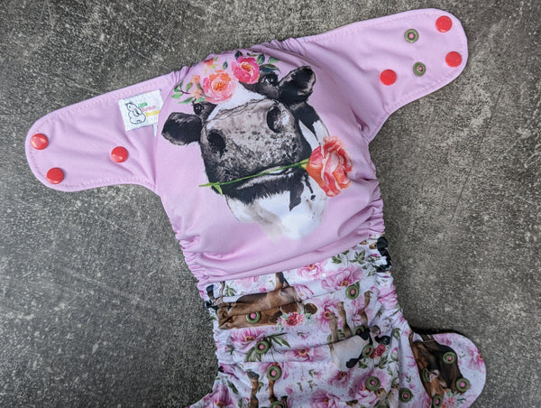 Pretty Cow (LBB Ai3 cloth diapers)