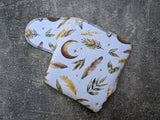 Golden Moon (Stretchy Preflat + Trifold cloth diaper)