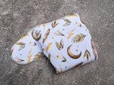 Golden Moon bamboo stretch french terry (Stretchy Preflat + Trifold cloth diaper)