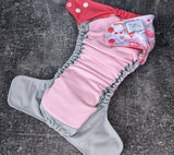 Gnome Love | Flawless Fit Ai3 cloth diaper | OneSize/Petite | handmade diaper | Pocket AiO cloth diaper