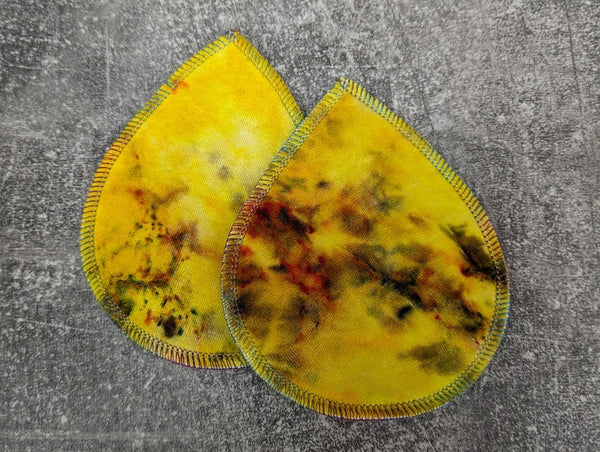 Yellow grunge handdye OBV/WP (Breast Pad Set)