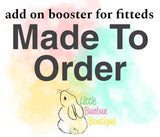 MTO- Fitted add on Boosters | added absorbency | windpro backed booster | stay dry topper | Fitted diaper booster