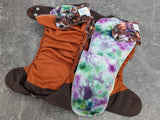 Dragons - LBB Ai3 & V2 cloth diaper - PUL - Athletic wicking Jersey awj - handmade diaper - Pocket AiO cloth diaper