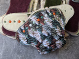 Knit Pines (cotton french terry Hybrid Fitteds - cloth diapers - Velour inners - bamboo hemp fleece soakers - Windpro Hybrid )