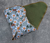 Bees & Daisies - Contour & Trifold cloth diaper