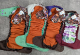 Dragons - LBB Ai3 & V2 cloth diaper - PUL - Athletic wicking Jersey awj - handmade diaper - Pocket AiO cloth diaper