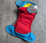 LOVE! (LBB Ai3 & V2 cloth diaper - PUL diaper - Athletic wicking Jersey - handmade diaper - Pocket AiO cloth diaper)