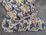 Spring Chickens - LBB Ai3 & V2 cloth diaper - PUL - Athletic wicking Jersey awj - handmade diaper - Pocket AiO cloth diaper