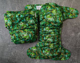 Frogs LBB Ai3 & V2 cloth diaper - PUL - Athletic wicking Jersey awj - handmade diaper - Pocket AiO cloth diaper