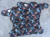 Floral Moons - Snug a Buns LBB Cloth Diaper - extended wear diaper - Heavy wetter - Snug a Bun