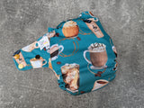 Coffee (Flex & Flawless Fit Ai3 & V2 cloth diaper - PUL diaper - Athletic wicking Jersey - cotton velour insert - handmade diaper - Pocket AiO cloth diaper)