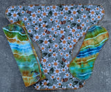 Bees & Daisies - Contour & Trifold cloth diaper