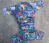 Mythical Creatures (Flex & Flawless Fit Ai3 & V2 cloth diaper - PUL diaper - Athletic wicking Jersey - handmade diaper - Pocket AiO cloth diaper)