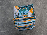 Icy Mountains -Snug a Buns LBB Cloth Diaper - extended wear diaper - Heavy wetter - Snug a Bun