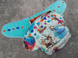 Holding on Tight (Squish Hybrid Fitteds - cloth diapers - organic bamboo Velour inners - bamboo hemp fleece soakers - Windpro Hybrid )