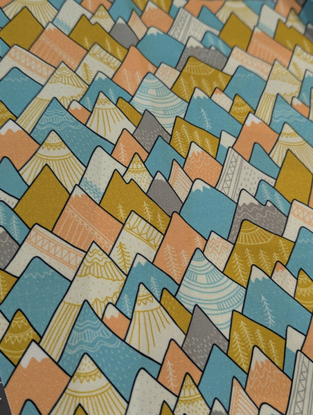 Golden Mountains - LBB Ai3 & V2 cloth diaper - PUL - Athletic wicking Jersey awj - handmade diaper - Pocket AiO cloth diaper