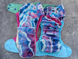 Mystic Cats - LBB Ai3 & V2 cloth diaper - PUL - Athletic wicking Jersey awj - handmade diaper - Pocket AiO cloth diaper