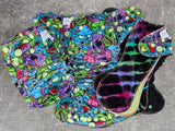 Zombies (Squish Hybrid Fitteds - cloth diapers - Velour inners - bamboo hemp fleece soakers - Windpro Hybrid )