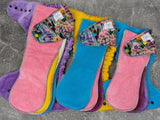 Rest in Wildflowers (Squish Hybrid Fitteds - cloth diapers - velour inners - bamboo hemp fleece soakers - Windpro Hybrid )
