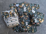 Woodland Cuties - LBB Ai3 & V2 cloth diaper - PUL - Athletic wicking Jersey awj - handmade diaper - Pocket AiO cloth diaper