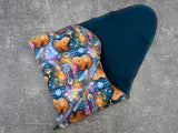 Honey Bears (Dark)- cotton stretch french terry Contour & Trifold cloth diaper