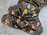 Golden Mushrooms - LBB Ai3 & V2 cloth diaper - PUL - Athletic wicking Jersey awj - handmade diaper - Pocket AiO cloth diaper