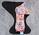 Bright Butterflies - Contour & Trifold cloth diaper