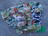 Fall Farm - LBB Ai3 & V2 cloth diaper - Poly over PUL - Athletic wicking Jersey awj - handmade diaper - Pocket AiO cloth diaper