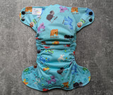 What Do You See - LBB Ai3 & V2 cloth diaper - PUL - Athletic wicking Jersey awj - handmade diaper - Pocket AiO cloth diaper