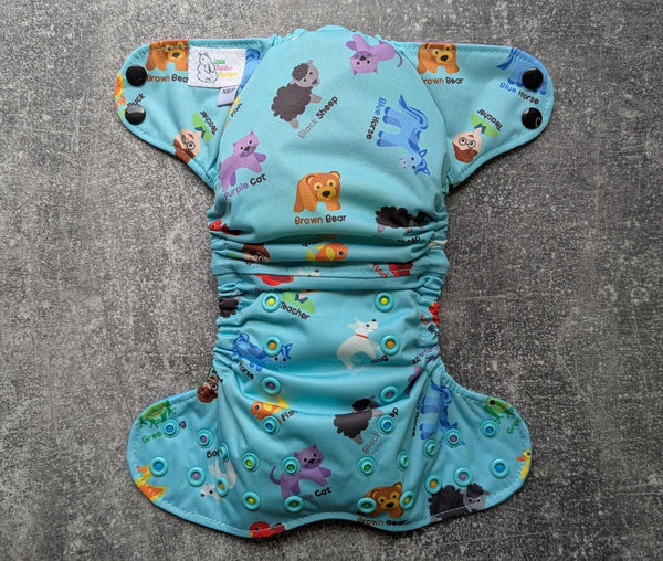 What Do You See - LBB Ai3 & V2 cloth diaper - PUL - Athletic wicking Jersey awj - handmade diaper - Pocket AiO cloth diaper