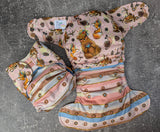 Forest-Tea (LBB Ai3 & V2 cloth diaper - PUL diaper - Athletic wicking Jersey - handmade diaper - Pocket AiO cloth diaper)