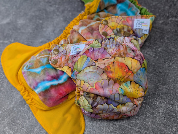 Shells - LBB Ai3 & V2 cloth diaper - PUL - Athletic wicking Jersey awj - handmade diaper - Pocket AiO cloth diaper