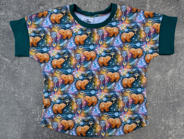 Honey Bears (Dark)- GWM SLOUCHY DOLMAN - grow with me tee