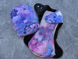 Webs (Hybrid Fitteds - french terry outer - cloth diapers - cotton Velour inners - bamboo hemp fleece soakers - Windpro Hybrid)