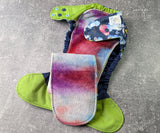 Balloons & Sparrows LBB Ai3 & V2 cloth diaper - PUL - Athletic wicking Jersey awj - handmade diaper - Pocket AiO cloth diaper