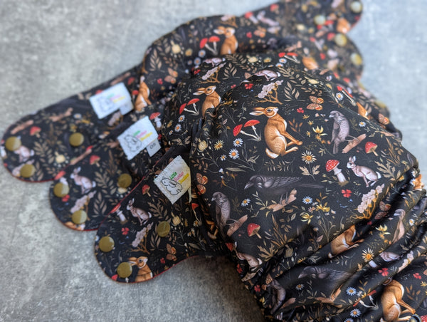 Raven Woods - LBB Ai3 & V2 cloth diaper - PUL - Athletic wicking Jersey awj - handmade diaper - Pocket AiO cloth diaper