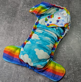 After The Storm Flex & Flawless Fit Ai3 & V2 cloth diaper - PUL diaper - handdyed OBV - handmade diaper - Pocket AiO cloth diaper