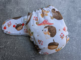 Hedgehog - Cotton French terry Hybrid Fitteds - cloth diapers - bamboo hemp fleece soakers - Windpro Hybrids
