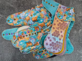 Honey Bears (Light) - Squish Hybrid Fitteds - cloth diapers - bamboo hemp fleece soakers - Windpro Hybrids