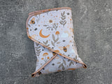 Moon & Bees - Contour & Trifold cloth diaper
