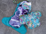 Sweet Summer Floral (LBB Ai3 & V2 cloth diaper - PUL diaper - Athletic wicking Jersey - handmade diaper - Pocket AiO cloth diaper)