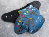 Bats! - Squish Hybrid Fitteds - cloth diapers - bamboo hemp fleece soakers - Windpro Hybrids