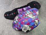 Dragons (pink) Squish Hybrid Fitteds - cloth diapers - Velour inners - bamboo hemp fleece soakers - Windpro Hybrid