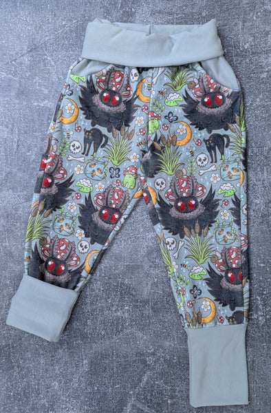 Cottage MothMan - squish - grow with me JOGGERS - grow with me pants - children's joggers - GWM clothing