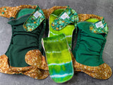 Frogs LBB Ai3 & V2 cloth diaper - PUL - Athletic wicking Jersey awj - handmade diaper - Pocket AiO cloth diaper