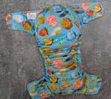 Breakfast (Flex & Flawless Fit Ai3 & V2 cloth diaper - PUL diaper - OBV - handmade diaper - Pocket AiO cloth diaper)