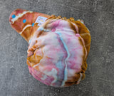 Iridescent Shell handdyed OBV Hybrid Fitteds - cloth diapers - Velour inners - bamboo hemp fleece soakers - Windpro Hybrid