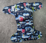 Balloons & Sparrows LBB Ai3 & V2 cloth diaper - PUL - Athletic wicking Jersey awj - handmade diaper - Pocket AiO cloth diaper
