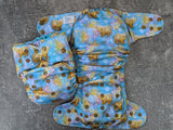 Honey Bears (Light) - LBB Ai3 & V2 cloth diaper - PUL - Athletic wicking Jersey awj - handmade diaper - Pocket AiO cloth diaper