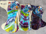 Rest in Wildflowers (Squish Hybrid Fitteds - cloth diapers - velour inners - bamboo hemp fleece soakers - Windpro Hybrid )